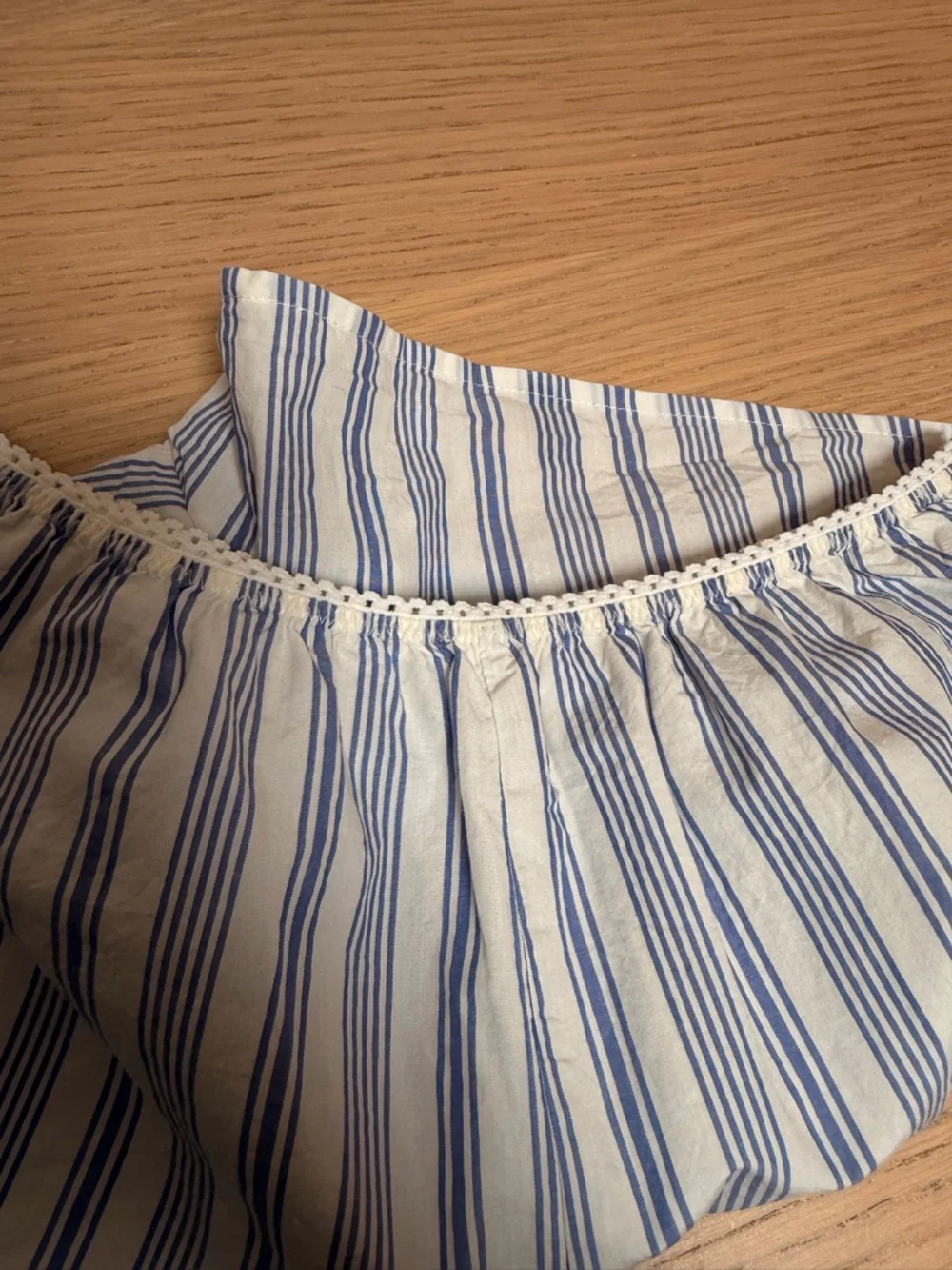 Doen Thelma Shorts in Indigo Sorrento Stripe size XS cotton silk - Picture 12 of 14